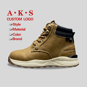 AKS PRECIO DE FÁBRICA Personalizado Junior Zapatos de senderismo al aire libre PU superior cálido polar niños zapatos de trekking niños Botas de senderismo - Product Image 1