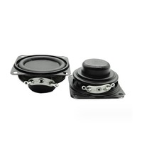Haut-parleur large bande Yinbart 2 pouces 50 mm 4 ohms 5W avec bord en caoutchouc, mini-unité de haut-parleur pour enceinte Bluetooth, audio OEM