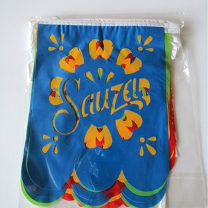 Drapeaux guirlandes personnalisés <span class=keywords><strong>en</strong></span> PE découpés à l'emporte-pièce pour anniversaire, remise de diplôme, Mexique - Product Image 3