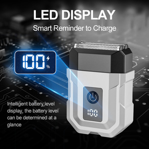 Nouveau rasoir électrique portable rechargeable pour hommes, rasoir à lames oscillantes transfrontalier, lavable et à charge rapide. - Product Image 4