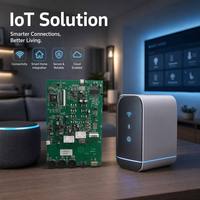 Fábrica de ensamblaje de PCB y PCBA con más de 20 años de experiencia en Shenzhen, placa IoT personalizada, PCB de prototipo de 2 capas FR-4, placa de circuito de control electrónico.