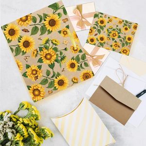 Bolsa <span class=keywords><strong>de</strong></span> Regalo Grande con Diseño <span class=keywords><strong>de</strong></span> Girasol, Papel <span class=keywords><strong>de</strong></span> Seda Amarillo y Tarjeta <span class=keywords><strong>de</strong></span> Felicitación, Papel <span class=keywords><strong>de</strong></span> Regalo con Diseño <span class=keywords><strong>de</strong></span> Girasol <span class=keywords><strong>para</strong></span> Decoraciones y Recuerdos <span class=keywords><strong>para</strong></span> Mujeres - Product Image 4