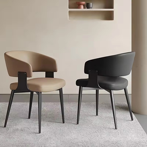 Nordique minimaliste moderne luxe en cuir matériel Portable appartement salon <span class=keywords><strong>salle</strong></span> à manger hôtel chambre meubles - Product Image 2