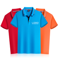 Polo personnalisé avec logo de marque, chemise de travail pour hommes, chemise de golf, vente en gros avec logo brodé