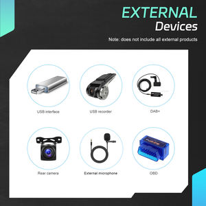 Podofo 8 ''6 + 128G <span class=keywords><strong>autoradio</strong></span> pour VW/Seat/Skoda lecteur DVD de voiture sans fil Carplay/ Android Auto Wifi GPS Radio voiture stéréo OEM/ODM - Product Image 5