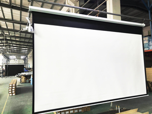 Màn chiếu điện Telon 200 inch, kích thước lớn, màu trắng mờ, độ phân giải 4K, kèm điều khiển từ xa - Product Image 2