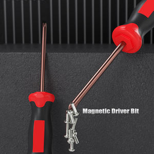 <span class=keywords><strong>Destornillador</strong></span> de Doble Tipo S2 de Acero, <span class=keywords><strong>con</strong></span> Imán Fuerte en Forma de U, Acabado Cromado, Grado Industrial, Personalizable OEM, Mango de ABS/TPE - Product Image 3