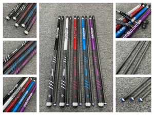 Cây cơ bi-<span class=keywords><strong>a</strong></span> Leadsuper P14 chất lượng cao, khớp nối thép, thân sợi carbon, bọc cao su chống trơn, ngọn 12.5mm, dài 58 inch - Product Image 2