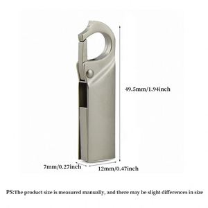 Công nghệ tiên tiến USB Flash Drive Kim Loại Cơ thể USB + Loại C Giao diện 8GB-128GB công suất thẻ tín dụng Kích thước 1 năm bảo hành - Product Image 6