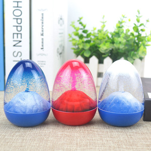 Boule d'œuf à fermeture volcanique, nouveau Style, verre, huile, sable liquide, minuterie, 9 pièces - Product Image 3