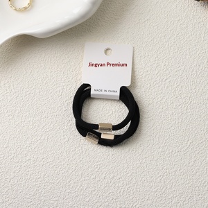 고든 심리스 고탄력 혼합 소재 수제 패션 한국 심플 두꺼운 머리끈 여성 헤어 액세서리 도매 - Product Image 6