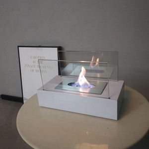 Cheminée à éthanol portable Tischkamin de haute qualité Foyer au bioéthanol en acier autoportant de style européen pour une utilisation en intérieur - Product Image 3