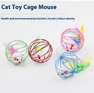 Toptan interaktif karikatür kedi oyuncak çevre dostu demir ve <span class=keywords><strong>Pet</strong></span> tel tasarım klasik sıcak satış fare oyuncak kedi oynamak için - Product Image 5