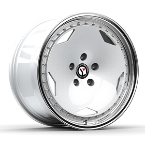 Yq จานล้อปลอมแปลงแบบคลาสสิก17 <span class=keywords><strong>18</strong></span> 19 20นิ้ว5หลุมจานลึกขอบอะลูมิเนียมขัดเงาสีเงินสำหรับ W124 <span class=keywords><strong>W123</strong></span> W122 E60 E39 E46 - Product Image 2