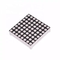Modul Dot Matrix LED Merah 3MM 8x8 Kecerahan Tinggi untuk MAX7219 5V Empat 8x8 Lattice IC Driver Standar Asal Guangdong