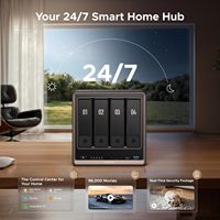 UGREEN NASync DXP4800 GT Plus, NAS de Escritorio de 4 Bahías, CPU AMD R2514, 8GB de RAM DDR4, 4K 60Hz, Ranuras M.2 NVMe de 10GbE, Almacenamiento Conectado a la Red