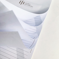 Bloc-notes adhésifs miniatures en gros, papeterie Kawaii personnalisée, blocs-notes artistiques coréens en papier pour serveurs, colorés avec logo de marque