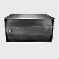 SUB-D18 double haut-parleur de subwoofer de 18 pouces pour le système de sonorisation professionnel de scène