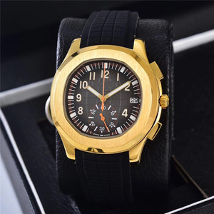 스포츠 발광 쿼츠 스테인리스 스틸 케이스 고무 밴드 포인터 풀 기능 남녀 시계 도매용 맞춤 로고 - Product Image 2