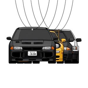 Désodorisant de voiture suspendu, parfum d'ambiance voiture de course en stock, bonne odeur, désodorisant en papier personnalisé - Product Image 1