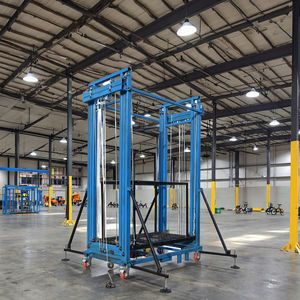 Échafaudage électrique pliable, <span class=keywords><strong>mobile</strong></span>, intérieur/extérieur, décoratif, échelle de transport, 12 m, treuil à câble métallique - Product Image 1