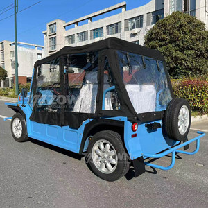 Vehículo Turístico Eléctrico ZOWN Vintage para 4 Pasajeros con Toldo para Transporte en Parques y Resorts - Product Image 5