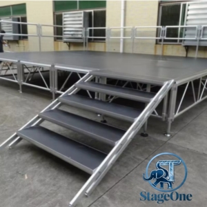 Plataforma de Escenario de Aluminio para Conciertos al Aire Libre, Servicio de Color Personalizado, Ensamblada, con Patas de Altura Ajustable - Product Image 2
