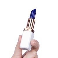 Rouge à Lèvres Nude Bio Tube Or Rose de Luxe de Marque Privée avec Acide Hyaluronique SPF 30 Baume à Lèvres Hydratant Naturel