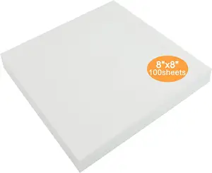 Gözyaşı makinesi nakış sabitleyici destek 8 "x 8" - 100 ön levhalar-orta ağırlığı 1.8 oz uyar 4x4 ve 6x6 çemberler