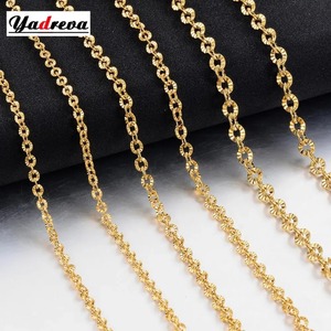 Collar de Acero Inoxidable Chapado en Oro de 18K para Hombre, Diseño Geométrico Moderno para Fiesta, con Cadena de Eslabones Metálicos Redondos - Product Image 2