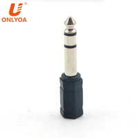 Adaptateur Audio stéréo, connecteur Jack 6.35mm vers femelle, 3.5 pièces