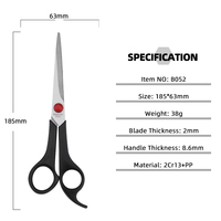 Vente chaude Ciseaux de coiffure professionnels en acier inoxydable de qualité industrielle et de bricolage pour salon de coiffure Ciseaux à cheveux