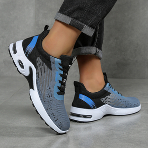 Scarpe da Corsa Casual da Uomo Traspiranti in Tessuto a Rete Intrecciata con Supporto Ammortizzato per Tutti i Terreni, Flessibili e alla Moda, Ideali per l'Autunno - Product Image 2