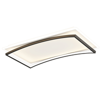 Plafonniers LED en acrylique avec cadre en fer, éclairage encastré, style moderne et minimaliste, pour salon, chambre à coucher, chambre d'enfant nordique