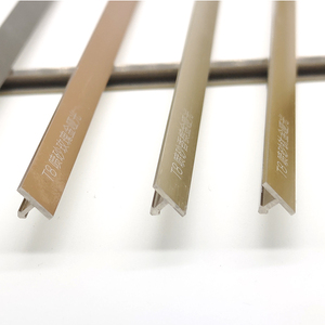 Bande métallique décorative de type T pour <span class=keywords><strong>les</strong></span> joints de dilatation de sol - Product Image 3