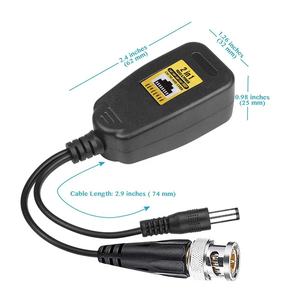 السلبي فيديو <span class=keywords><strong>Balun</strong></span> BNC العاصمة إلى RJ45 جهاز تحويل الشبكة Cat5 Cat6 محول HD-CVI/TVI/AHD/CVBS Max.8MP 4MP5MP للحصول على كامل HD CCTV DVR - Product Image 3