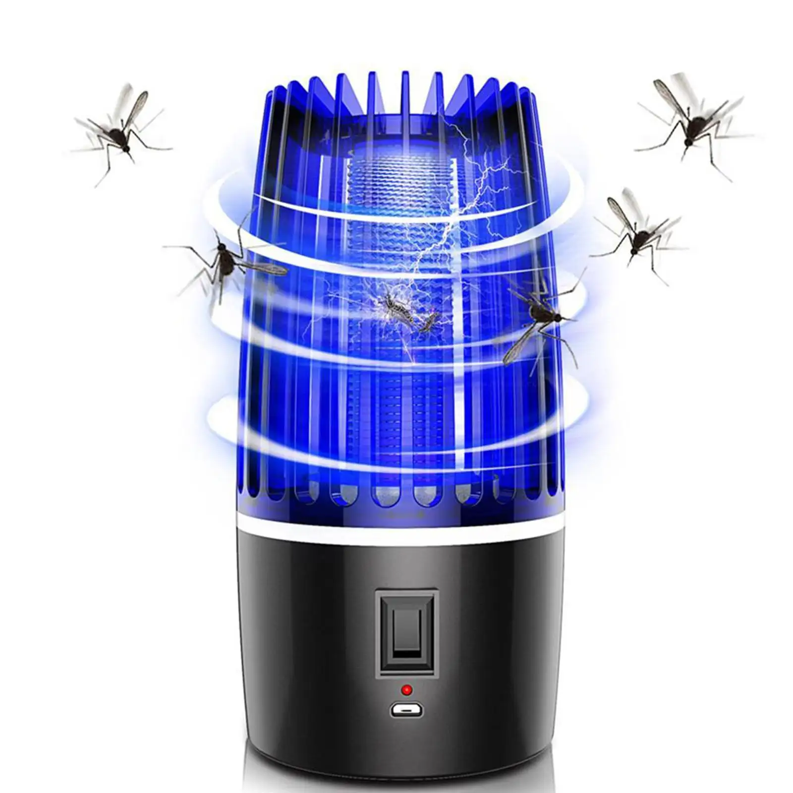 4000MA Lithium battery Electric USB Insect Mosquito Killer Lamp Bug Zapper Fly Pest Catcher Trap LED Lamp Light