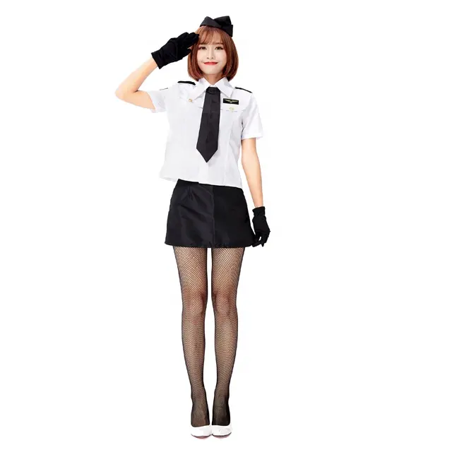 2019 Gift Tower Latest Design Carnival Halloween Theme Role Play Party Costume The Fascinating Sexy Captain