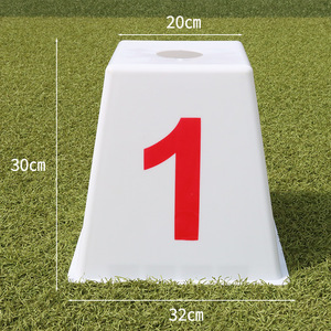 Coni di segno della pista del triangolo di velocità in plastica ABS per la zona di agilità che segna i coni per la pista <span class=keywords><strong>e</strong></span> il campo - Product Image 6