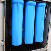 Système d'osmose inverse en acier inoxydable 250/500 LPH, machine de purification d'eau par osmose inverse, commande PLC, moteur pour usage industriel