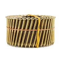 Clous en bobine collés sur fil de précision, finition brillante, 2,8x65mm, pour caisses d'exportation