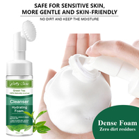 Ensemble de soins du visage au thé vert de marque privée, nettoyant naturel biologique pour éliminer l'acné, mousse, sérum tonique, masque à l'argile, ensemble de soins de la peau
