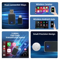 2025 vente chaude en gros bonne qualité adaptateur Carplay de voiture sans fil Android Auto AI Box avec WIFI pour l'électronique du véhicule