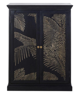 Hand Carved Solid Wood <b>Sideboard</b> Dining Room Buffet Cabinet Rustic Wooden Storage Furniture For Home Dining Space - Product Image 1