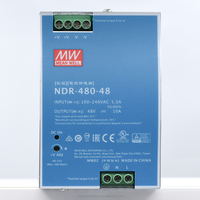 Alimentation à découpage MeanWell NDR-480-24 20A 24V 480W Mean Well DIN Rail pour équipement de Communication