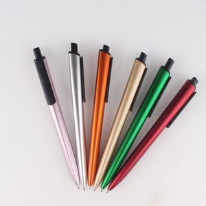 Promotional Cheapest Square Plastic Ballpoint <b>Pen</b> With Printed Custom Logo Pressing Multi Coloured Roller Ball Painting for Gift - Product Image 5