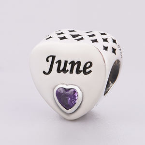 تناسب الأوريجانل عموم سحر سوار قلادة حبة استرليني الفضة العصرية الشهر كوكبة الميلاد ضمان التجارة العصرية - Product Image 2