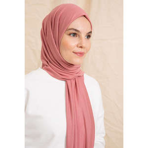 Écharpe en coton rose pâle pour femme, tissu popeline, doux pour la peau, châle ethnique - Product Image 2