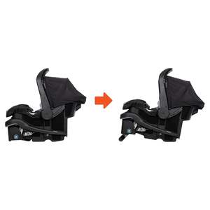 Poussette pour bébé 6-en-1 Dash Black Travel System Siège <span class=keywords><strong>auto</strong></span> modulaire pour bébé avec PLUS et poussette - Product Image 6