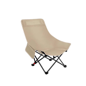 Chaise pliante inclinable d'extérieur avec positions réglables, dossier haut, pour usage domestique sur balcon, protection UV - Product Image 4
